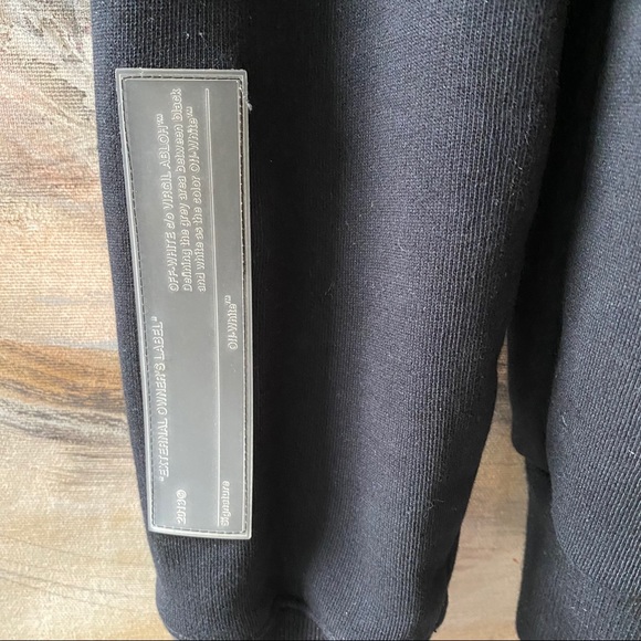 Off-White Zipped Fire Tape Hoodie - Picture 10 of 16